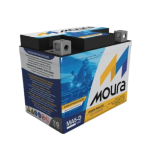 Bateria Moura Moto MA5D 12 v 5ah - Fan, cg 125 e cg 150